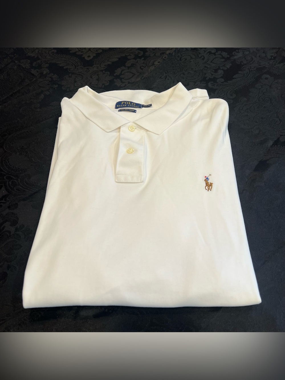 Polo Ralph Lauren white polo shirt XXL